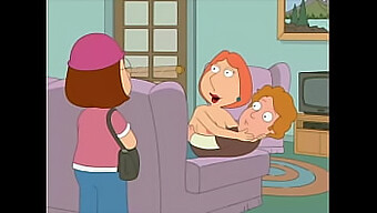 Lois And Meg Take Turns With Anthony In A Steamy Cartoon Sex Scene