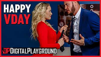 Mia Malkova Og Danny Mountains Hot Valentine'S Day Sminkeøkt I Realistisk Porno