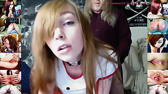 Gamergirlroxy Giver Et Deepthroat Blowjob Og Modtager En Creampie I Et Hot Cam-Show!