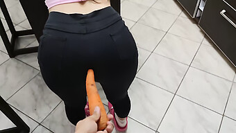 Amateur Wife Seeks Big Cock And Uses Carrot For Anal Pleasure