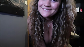 European Amateur Girl In A Tiny Dress And Big Natural Tits Masturbates